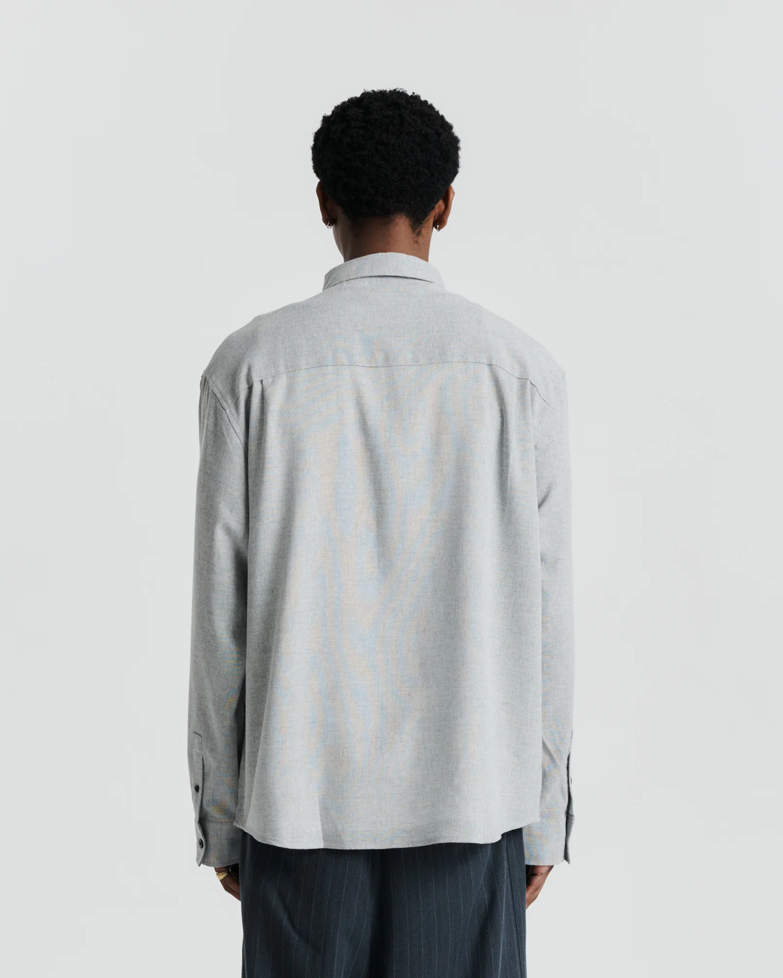 Flap Pocket Shirt - Grey - Image 6
