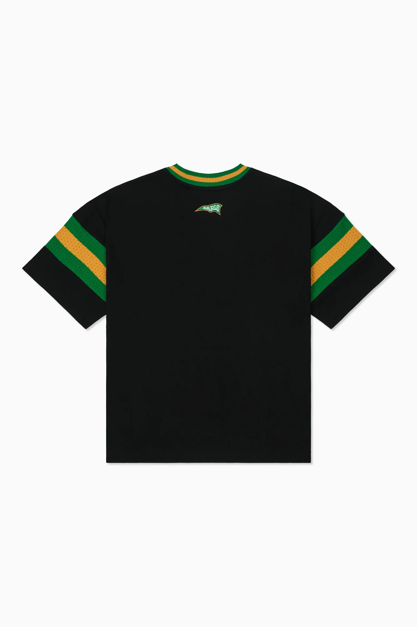 Knit Panel Tee - Black - Image 5